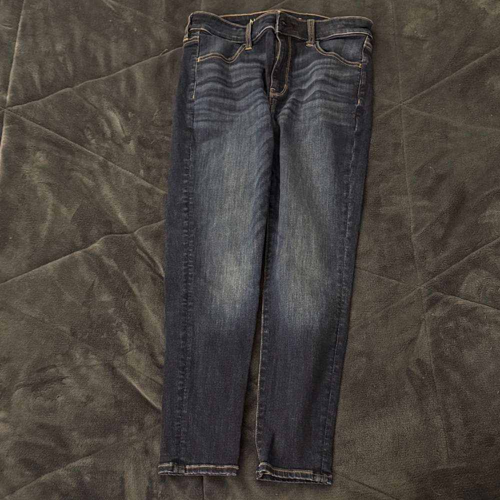 American Eagle Outfitters Women's High Rise Jeans - Dark Wash